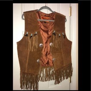 Dream Apparel leather vest plus size 2X